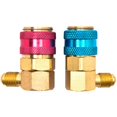 thumbnail image 3 of Biltek R134a A/C Manifold Gauge Conversion Kit High Low Angle Quick Adapter ACME, 3 of 4