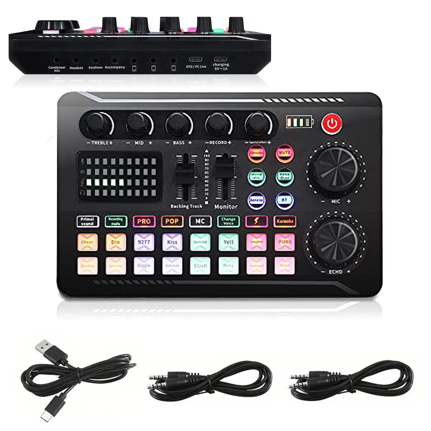yeacher F998 Pro Live Streaming Mixer: Multi-Platform Podcast