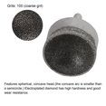 thumbnail image 3 of Unique Bargains Embout de Meulage Concave Sphérique à Pointe Diamant 40mm 100 Grains, 3 of 5