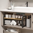thumbnail image 4 of Chmadoxn Kitchen Storage & Organization, Kitchen Racks Kitchen Dishes Seasoning Bottle Storage Rack Punch-free Storage Rack Suitable For Kitchen Bathroom Racks Metal Shelves, 4 of 6