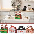 thumbnail image 1 of Christmas Gift Box under $5! CQCYD Christmas Gift Box for Cookies and Cakes, 4-Piece Handheld Packaging Set, Holiday Treat Box, Festive Present Wrapping for Holiday Baking, 1 of 9