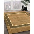 thumbnail image 2 of Ahgly Company Tapis d'Intérieur Ronds Abstraits Jaunes Abstraits pour Aire, 4 Pieds Rond, 2 of 6