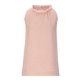 thumbnail image 4 of Birdeem Été Femmes Couleur Unie Pois Col Rond Sans Manches T-Shirt Hauts T-Shirt, 4 of 9