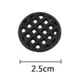 thumbnail image 2 of Almencla Rond Noir Pot de Fleurs Trou Maille Coussin, Bonsaï Sol Maille Tapis pour le Drainage et 2.5cm_100Pcs, 2 of 6