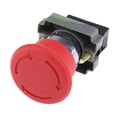 thumbnail image 3 of Yinanstore XB2 BS542 Tête de Champignon Tourner pour Libérer NC Réinitialiser Bouton d'Arrêt d'Urgence Interrupteur Rouge pour Mhine Industrielle, 3 of 7