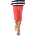 thumbnail image 2 of XASZHN Leggings Extensibles en Dentelle pour Filles, Mode Automne/printemps, Rouge 130, 2 of 4