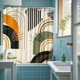 thumbnail image 5 of TIELUTT Doublure de Rideau de Douche en Tissu avec Renforcement Antirouille pour Rideaux pour Enfants pour Filles Doublure de Rideau de Douche Lourde avec Doublure de Rideau de Douche avec Crochets Anneaux de Rideau de Douche Crochets à Pression, 5 of 5
