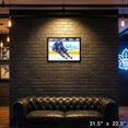 thumbnail image 5 of Frameworth Auston Matthews 20x29 Toile Encadré Maple Leafs, 5 of 5