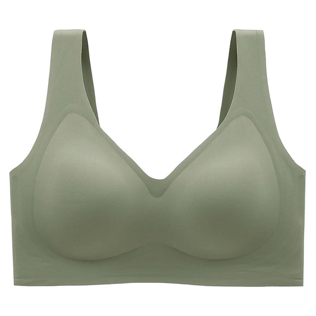 Timegard Seamless Bras for Women Plus Size Full Coverage High Support Comfortable Everyday Sports Bras