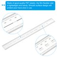 thumbnail image 3 of Uxcell Règle Flexible pour Film 150cm Échelle 0.1mm avec Lignes d'Angle R et de Largeur Règle Droite Pliante en Plastique Transparent pour Usine, Transparent, 1 Pcs, 3 of 6