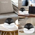 thumbnail image 4 of JUNWELLCA Air Purifier (Black) - Water Filter Air Washer For Home and Office - Essential Oil Aroma Diffuser With LED Night light - Small Air Cleaner For Smoke and Pets, 4 of 5