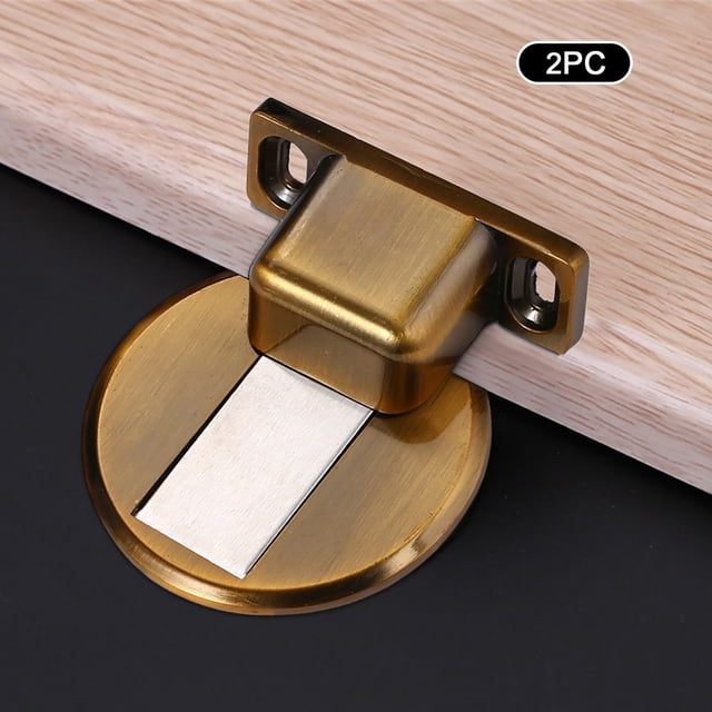 EGNMCR Suction Door Stops Invisible Anti-collision Punch Stainless Steel Magnetic Home Door suction device