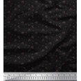 thumbnail image 1 of Soimoi Poly Georgette Fabric Leaves,Bell Flower & Butterflies Panel Print Fabric by the Yard 42 Inch Wide, 1 of 3