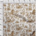thumbnail image 3 of oneOone Polyester Spandex Brown2 Fabric Asian Japanese Pattern Sewing Craft Projects Fabric Prints By Yard 56 Inch Wide, 3 of 4