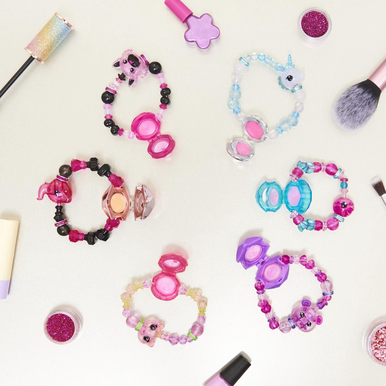 Twisty Petz Beauty, Série 6, Bracelet à collectionner Pipchic Mouse avec décalcomanies pour les ongles, pour les enfants à partir de 4 ans