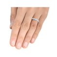 thumbnail image 3 of 1/2Ct Five Stone Ring Round Diamond Wedding Band In White Yellow Or Rose Gold, 3 of 3