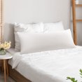 thumbnail image 2 of PiccoCasa 100% Cotton Body Pillowcases Soft Envelope Closure Isabelline 20"x54", 2 of 7