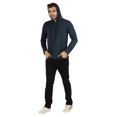 thumbnail image 2 of Inkmeso Solid Winter Hooded Sweatshirt For Mens Long Sleeve Drawstring Pullover Hoodie, 2 of 7