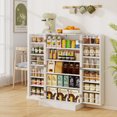 thumbnail image 2 of Gymax 41'' Tall Pantry Cabinet Kitchen Storage Cabinet w/ Doors & Adjustable Shelves, 2 of 10