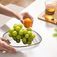 thumbnail image 4 of TIMIFIS Transparent Dinner Plate Four Pack Transparent Pet Tableware Squared Household Living Room Kitchen Boned Snack Fruit Plates Vegetable Plates Set Kitchen Gadgets, 4 of 7