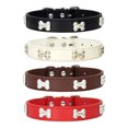 thumbnail image 4 of Youkk Stylish PU Cat Collar With Adjustable Buckles And Durable Multiple Sizes Available Dogs Collars red 1.5*30cm 1Set, 4 of 6