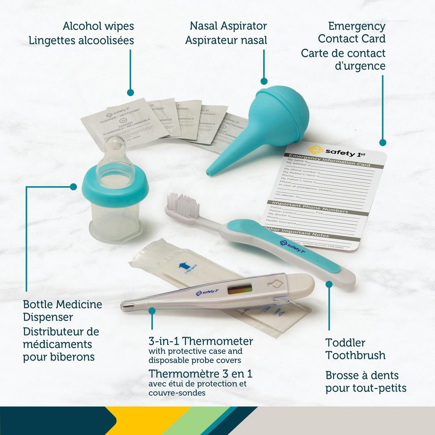 Safety 1st Deluxe Healthcare & Grooming Kit - Arctic Blue - Walmart.ca