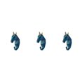 thumbnail image 3 of Wweixi Coat Hooks Easy To Install And Wide Application For Added In Daily Life Retro blue (horse) 3Set, 3 of 6