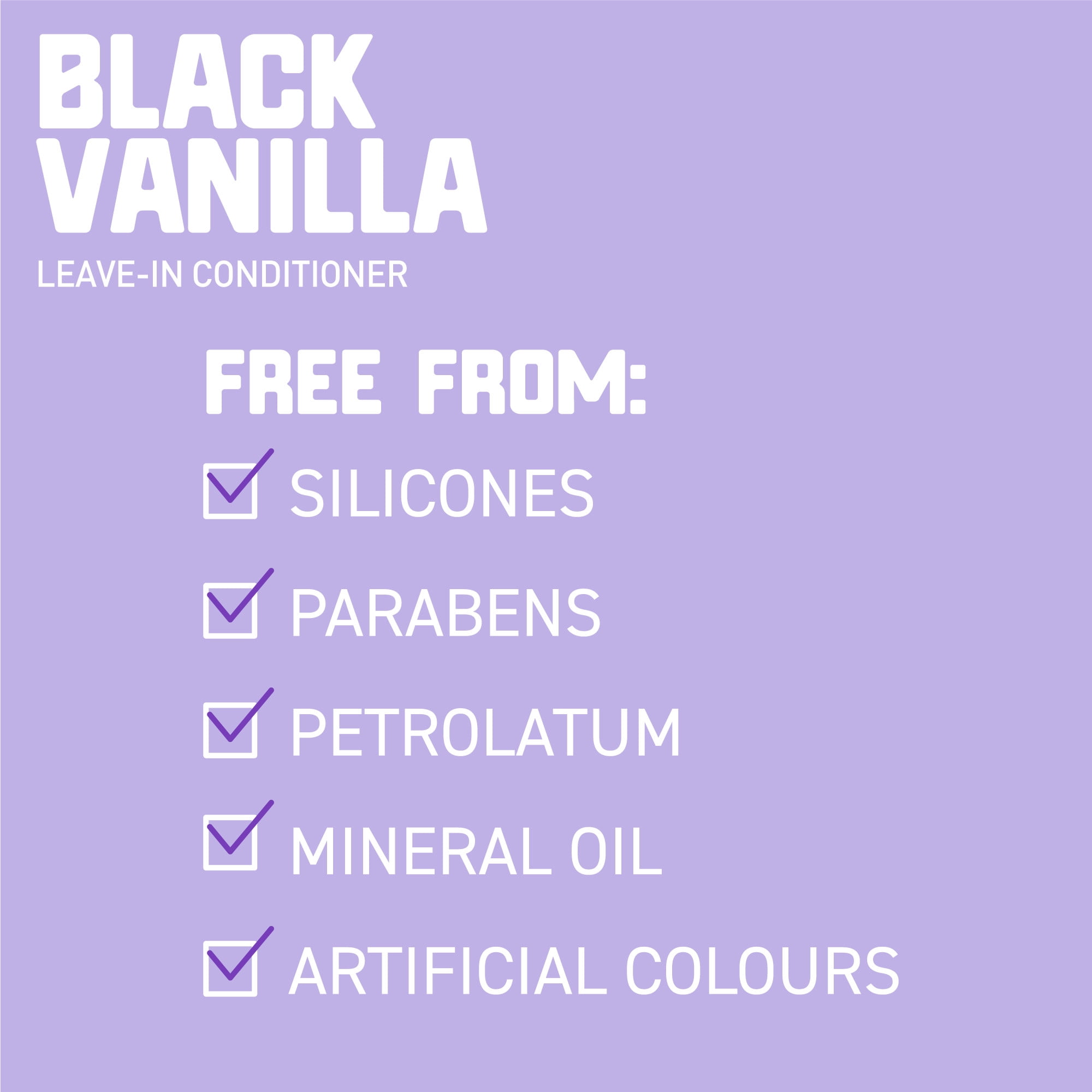 Carol's Daughter Black Vanilla Crème sans rinçage Hydratant et Démêlant avec Vitamine B5 et Aloe, 8fl oz