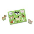 thumbnail image 1 of Melissa & Doug Puzzle À Chevilles Amis De La Ferme, 1 of 4