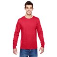 thumbnail image 1 of Fruit Of The Loom T-Shirt à Manches Longues Sofspun pour Hommes, m, Rouge Flamboyant, 1 of 1