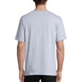 thumbnail image 4 of Hanes Mens ComfortSoft 4-Pack Crewneck T-Shirts, L, Light Steel, 4 of 6