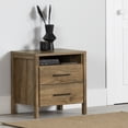 thumbnail image 1 of South Shore Gravity 2-Drawer Nightstand for Adult, in Natural Mango, 1 of 13