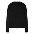 thumbnail image 4 of Timegard Chandails pour Femmes Col Rond Manches Longues Tricotés Chandail Automne Hiver Décontracté Ample Couleur Unie Hauts, 4 of 7