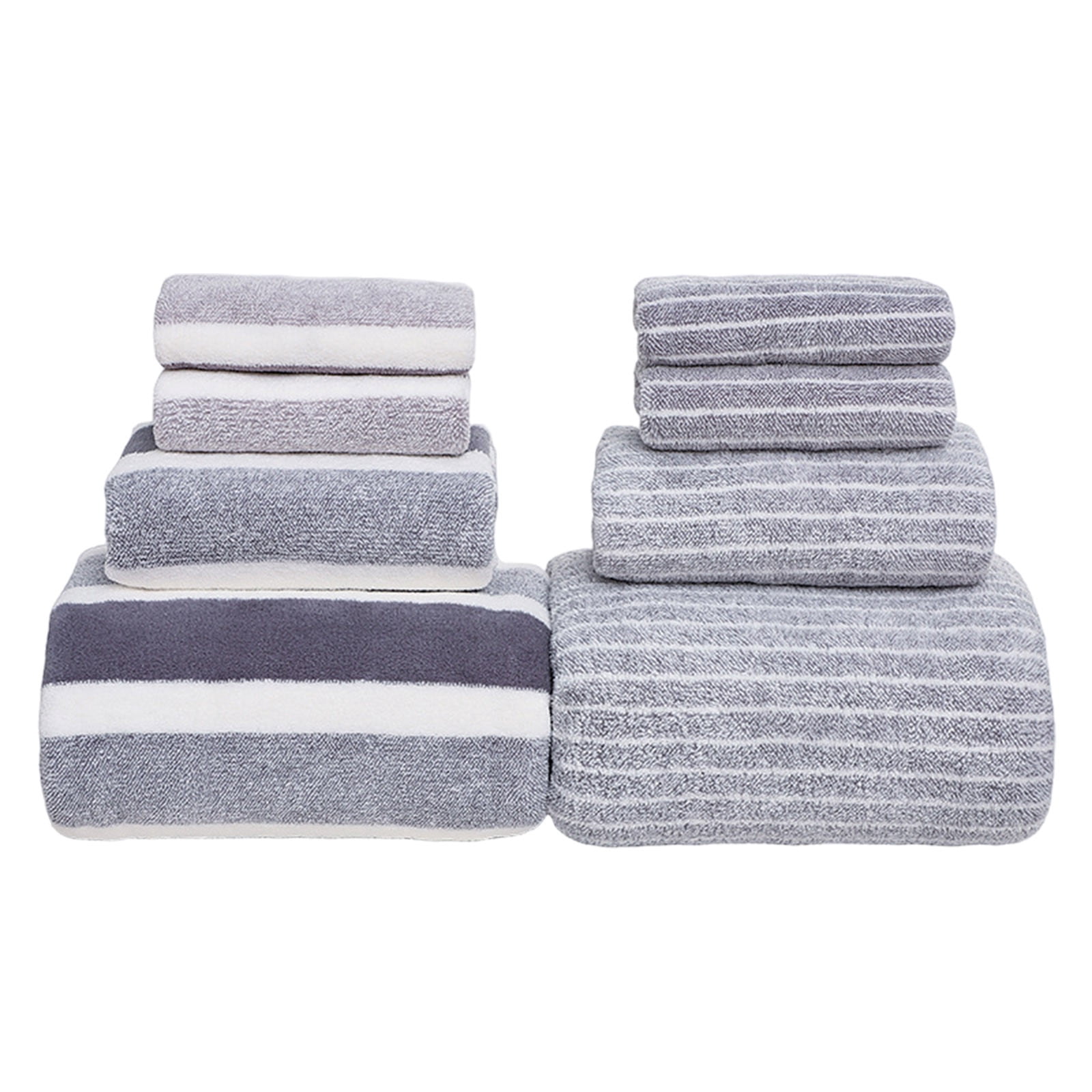 Towels for Bathroom 8Pc Towel Bath Towel Set Velvet Spun Highly Absorbent Soft Bath Towel Suitable for Bathroom Spa Gym Bath Towels Set,Bathroom Towel Rack,Bathroom Towel Set