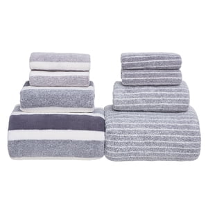 Towels for Bathroom 8Pc Towel Bath Towel Set Velvet Spun Highly Absorbent Soft Bath Towel Suitable for Bathroom Spa Gym Bath Towels Set,Bathroom Towel Rack,Bathroom Towel Set