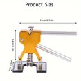 thumbnail image 3 of Car Body Sheet Metal Paintless Dent Plastic Puller Kit Auto Hail Pit Removal Repair, 3 of 5