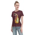 thumbnail image 4 of T-Shirt Basique à Manches Courtes pour Femmes Dragon Ball Wukong, 4 of 6
