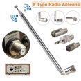 thumbnail image 4 of Metal FM Radio Antenna with 10 Extension Sections Reception Easy Installation for Indoor Radio Home Stereo, 4 of 7
