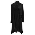 thumbnail image 4 of Birdeem Womens Solid Chiffon Long Loose Breathable Cardigan Coat, 4 of 4