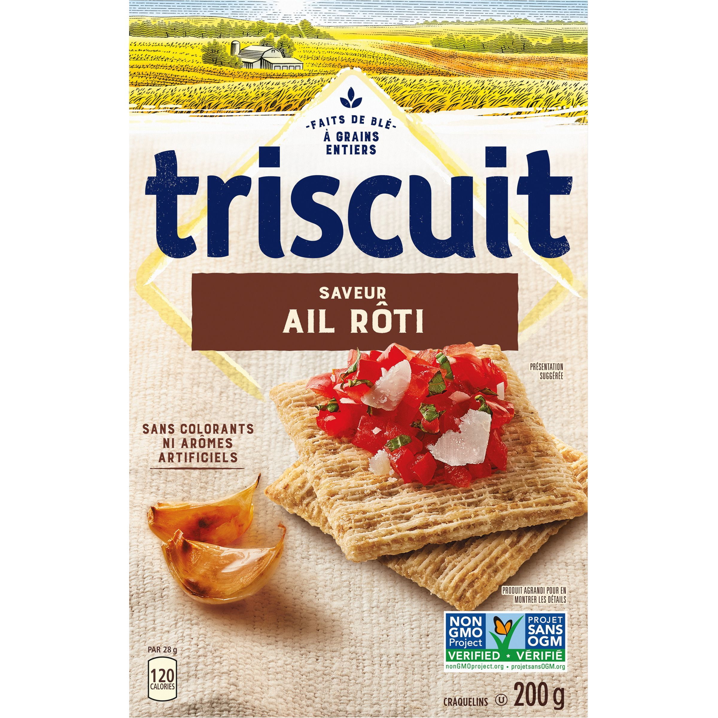 TRISCUIT à Saveur d’ail Rôti Craquelins