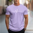 thumbnail image 2 of Plebaso T-shirt Graphique pour Hommes Été Manches Courtes T-Shirts Col Rond Chemises Décontractées Hauts de Plage Imprimés pour Hommes, 2 of 5