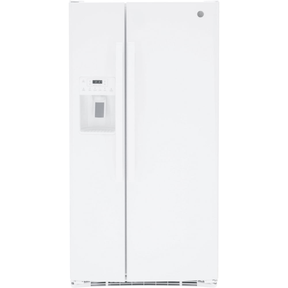 GE 23.2 Cu. Ft. Side-By-Side Refrigerator White - GSS23GGPWW