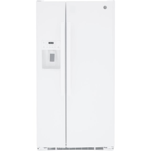GE Réfrigérateur Côte à Côte de 23,2 Pi3 Blanc - GSS23GGPWW