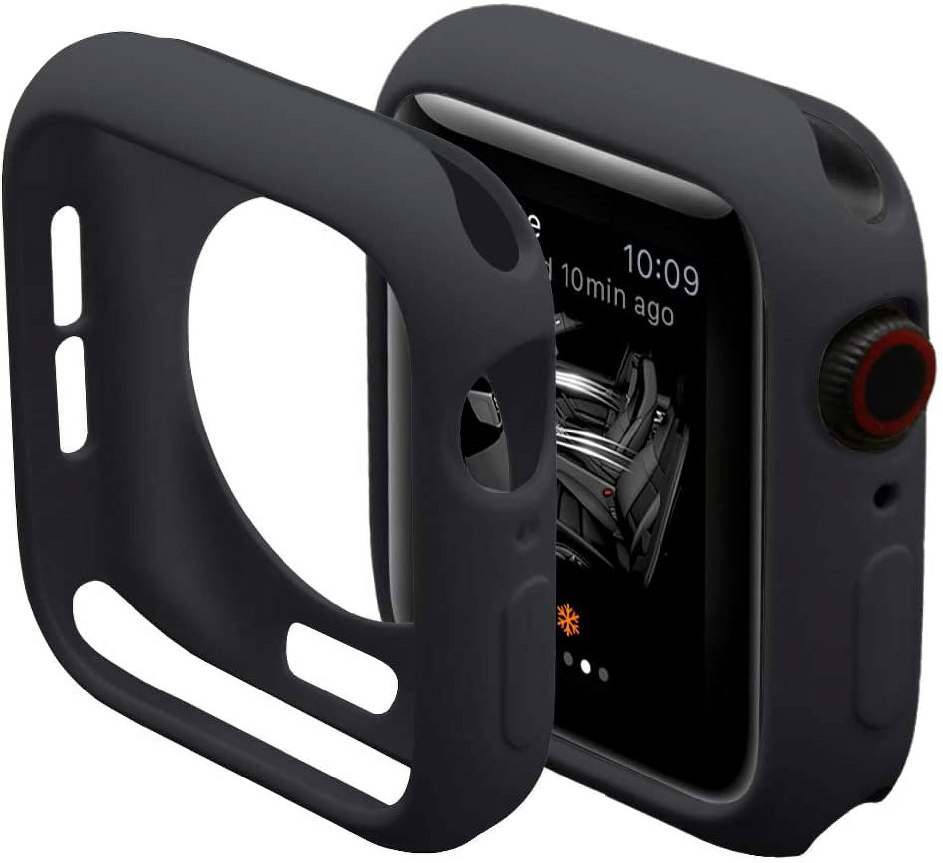 XiHAMA Ultra Thin Soft TPU Bumper Case Compatible with iWatch Apple Watch Series SE 6/5/4