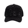thumbnail image 1 of Top Headwear Casquette de Baseball Bling en Perles et Strass - Noir, 1 of 2