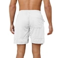 thumbnail image 3 of Plebaso Men's Athletic Shorts Casual Drawstring Quick Dry Running Shorts Lightweight with Zipper Pockets, 3 of 6