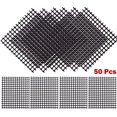 thumbnail image 1 of 50 Pcs Flower Pot Hole Mesh Pad 45x1.5mm Round Bottom Grid Mat Drainage Plant, 1 of 9