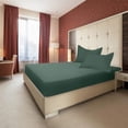 thumbnail image 1 of EGNMCR Double Bed Set Fitted Sheet Pillowcases Non Slip Fixed Bed Cover All Inclusive Mattress Protection Bed Cover Soft Fiber With Two Pillow Cases Home Textile Set Home textile, 1 of 7