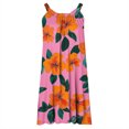 thumbnail image 5 of Ovzne Robes d'Été pour Femmes Robe d'Été Imprimée pour Femmes Robes Amples Sans Manches à Col en V avec Poches Robes de Printemps Imprimées en Liquidation, 5 of 5