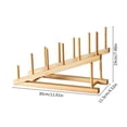 thumbnail image 3 of Rbaofujie Ladder Wooden Utensil Rack - Plates Cutting Board Drying Rack - Kitchen Countertop Display Rack - Cabinet Storage Rack - Can Hold Cups - Books - Plates Etc. Clearance Sale, 3 of 7